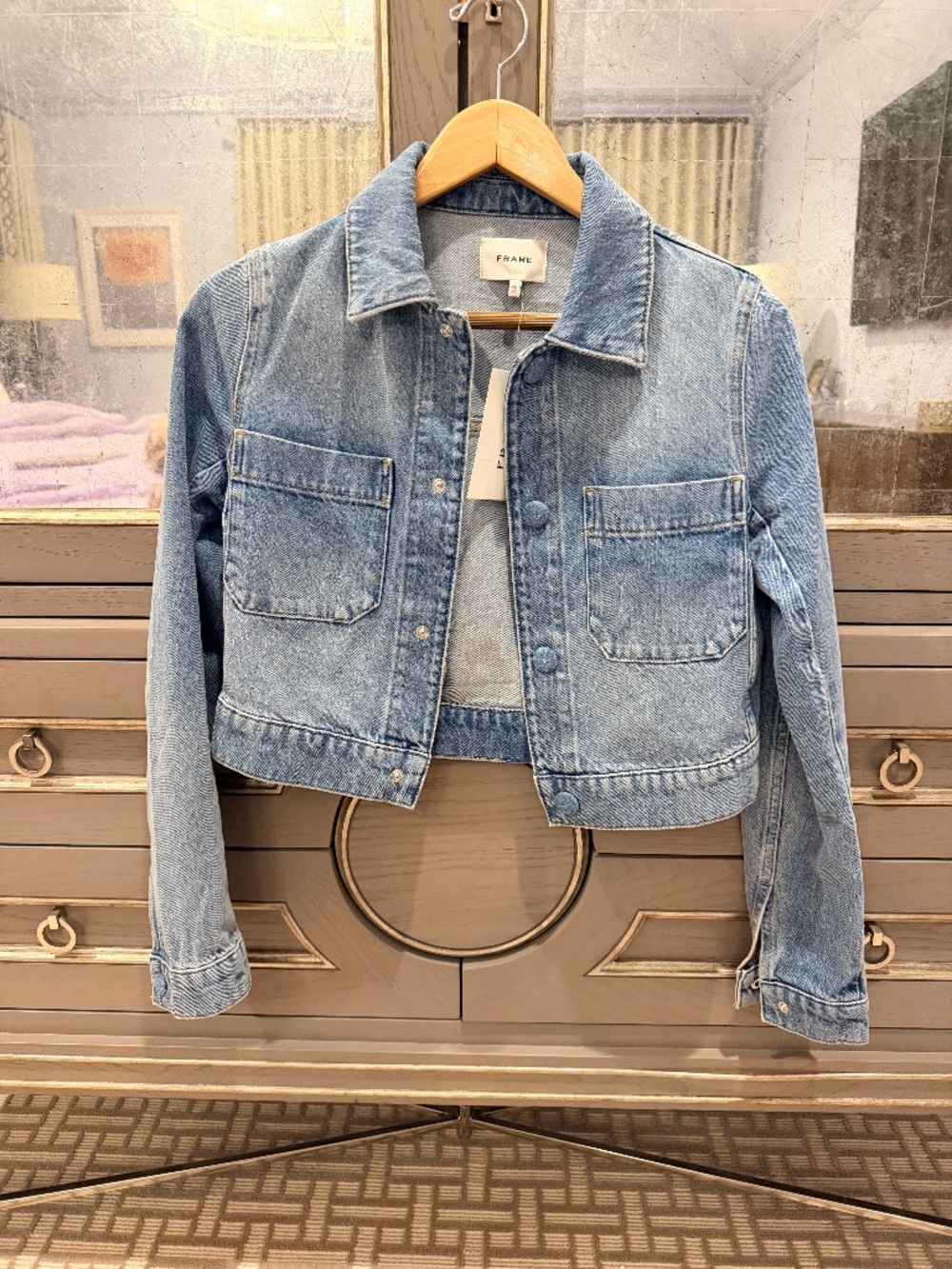 NWT- Frame Small Denim jacket